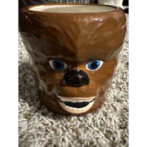 STAR WARS CHEWBACCA CERAMIC COFFEE TEA MUG CUP CHEWIE LUCAS FILMS/ FREE SHIPPING - Picture 1 of 4